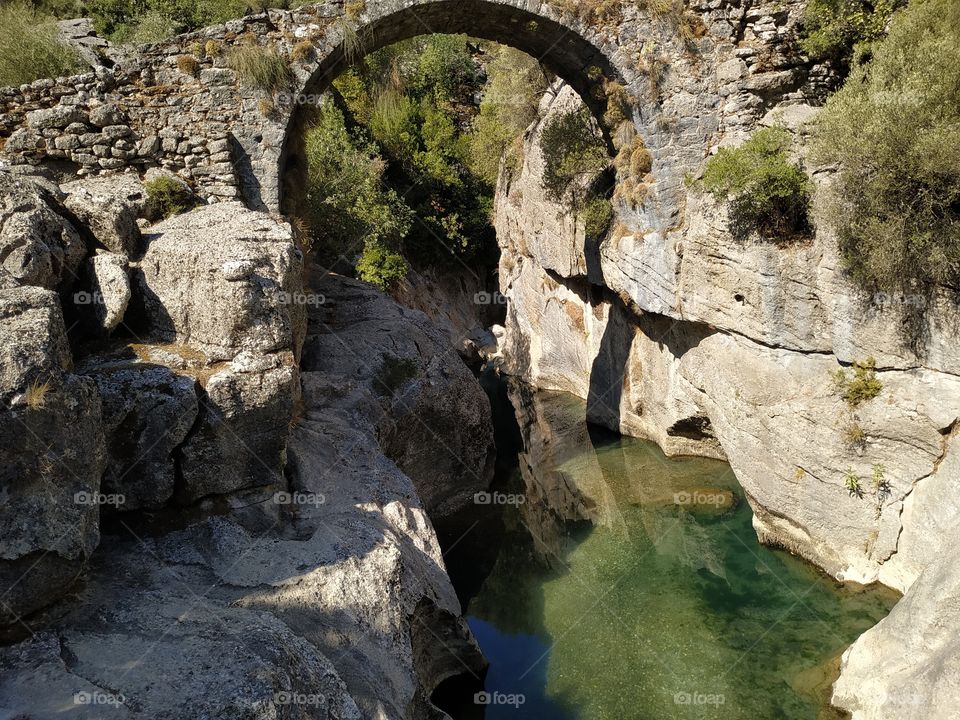 The river in the canyon