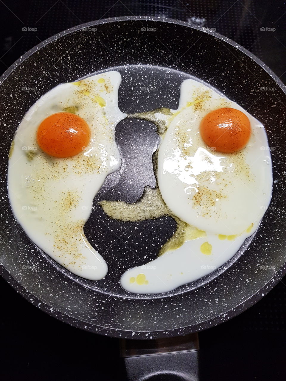 Fried eggs