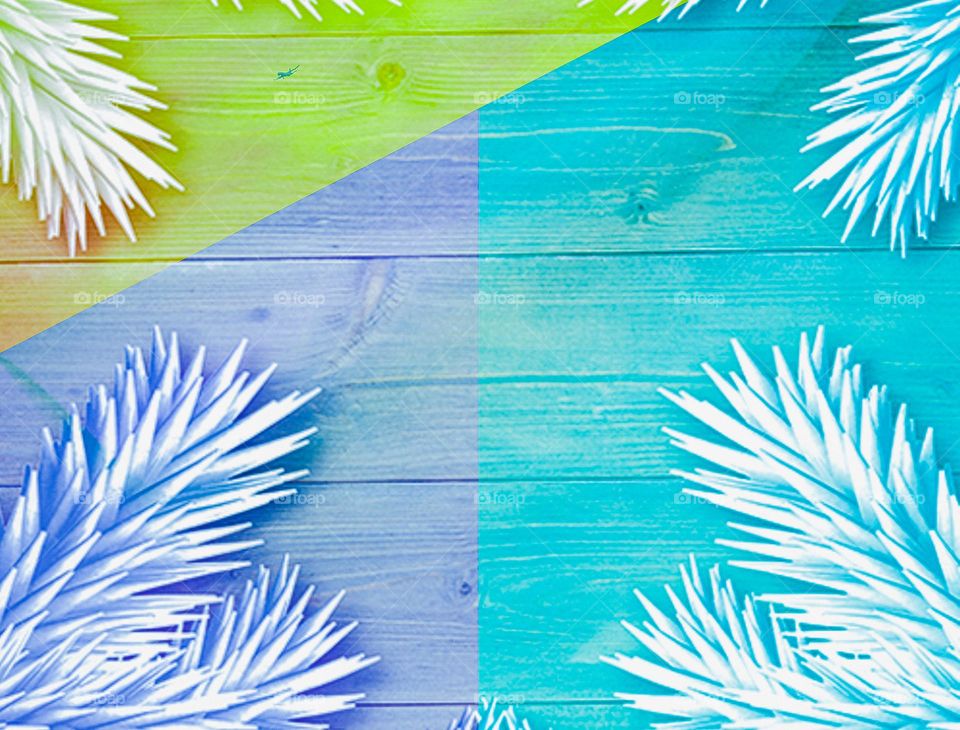 colorful wooden effects