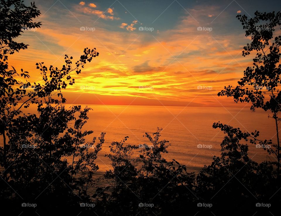 Sunrise, Lake Michigan 