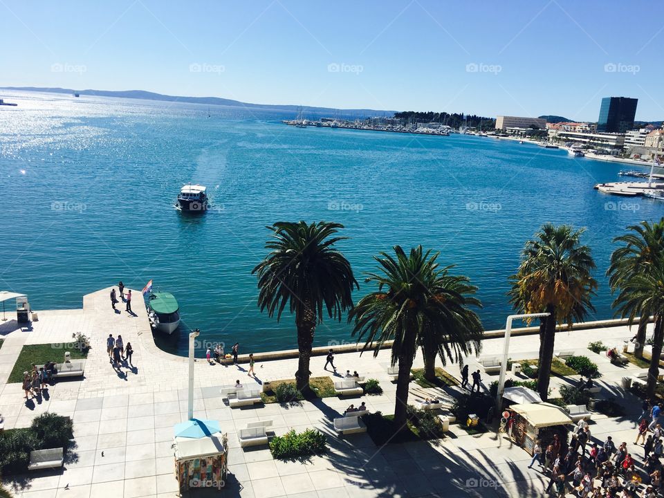 View of Islands Split Croatia