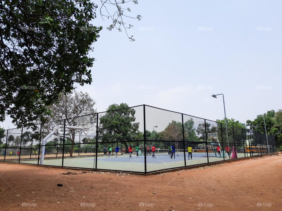 Rectangle Shapes in Tennis Court