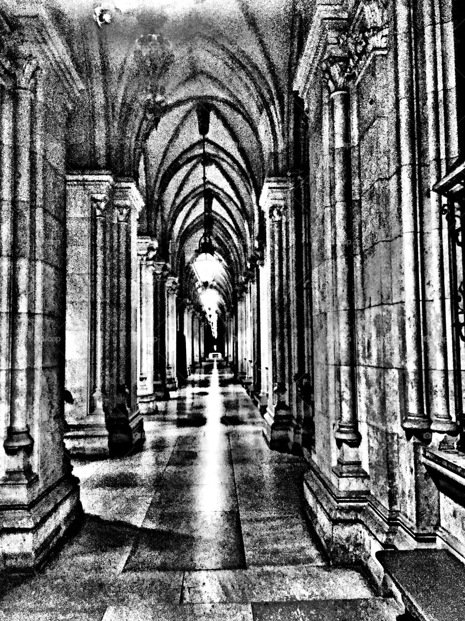 Medieval corridor 