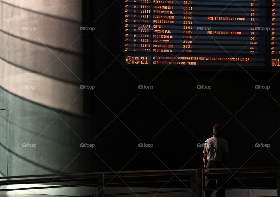 timetables in rome train station