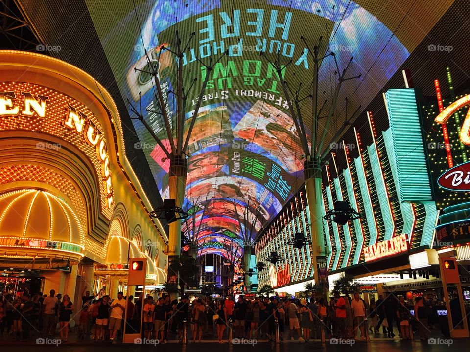 Downtown Las Vegas Light Show