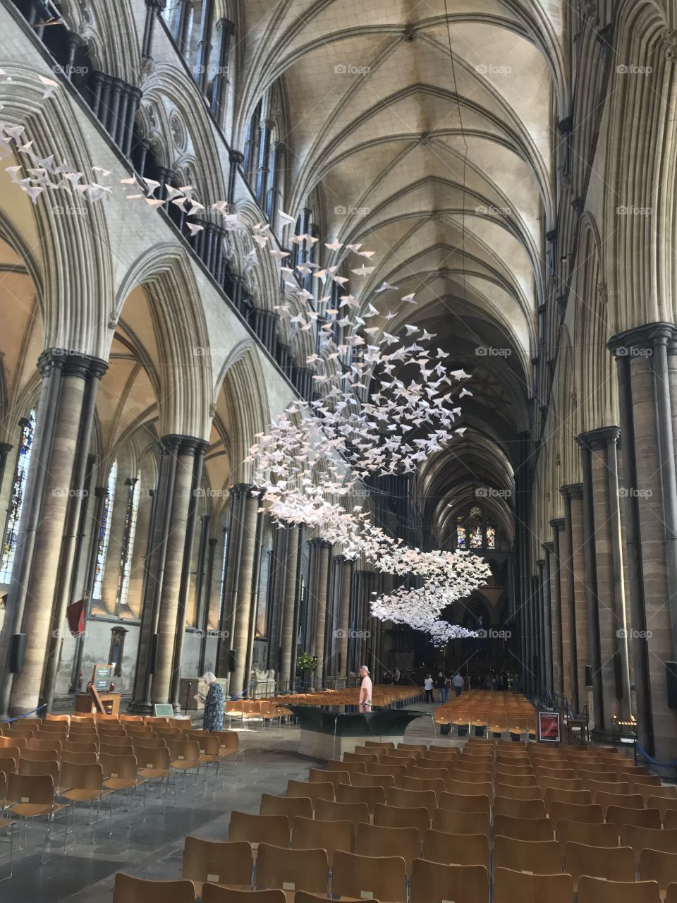 Salisbury cathedral in England 