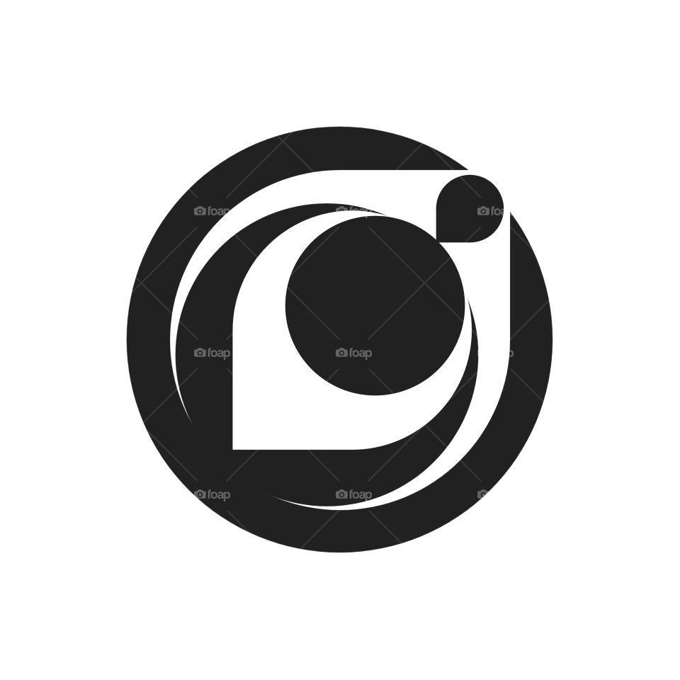 This logo is an abstract symbol consisting of interconnected circular and curved shapes, creating a dynamic and flowing impression. There was a large circle in the center, surrounded by curved lines that appeared to be moving