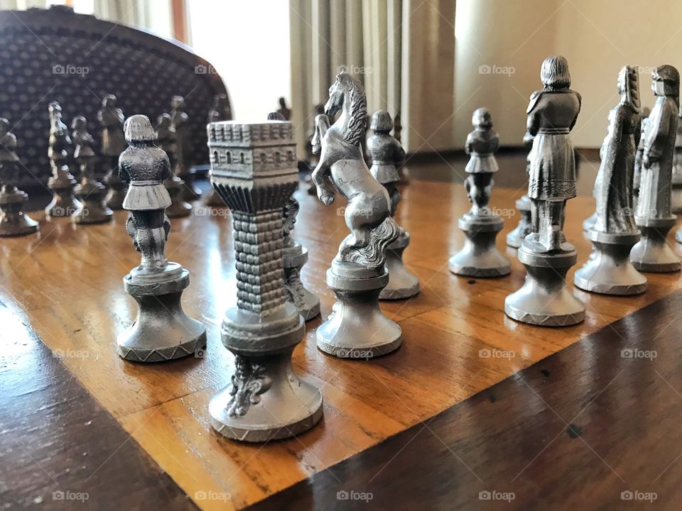 Chess game pieces