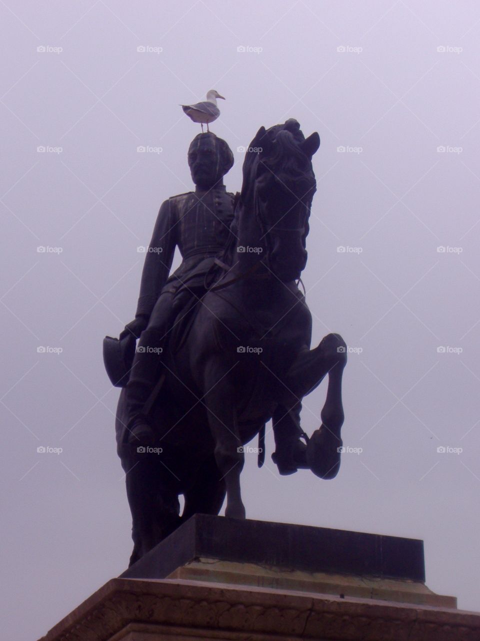 A statue in Barcelona