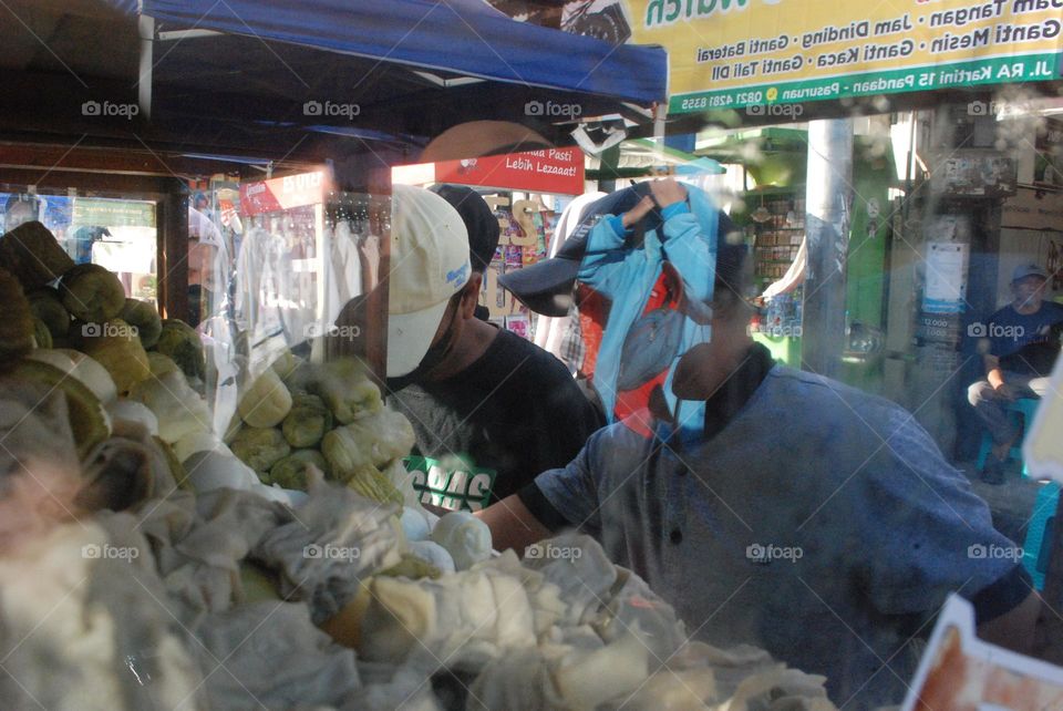 buying food