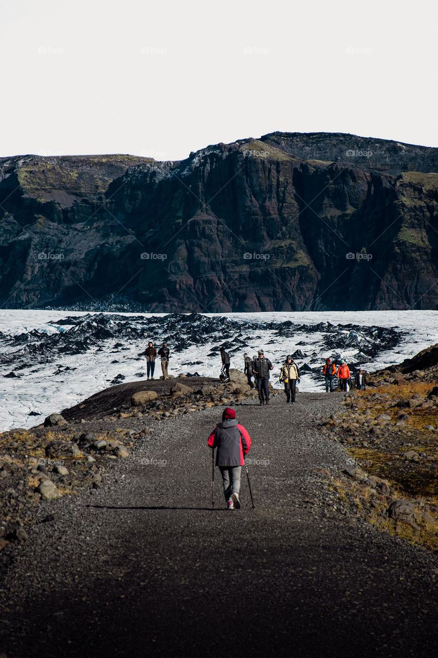 Road to the glacier