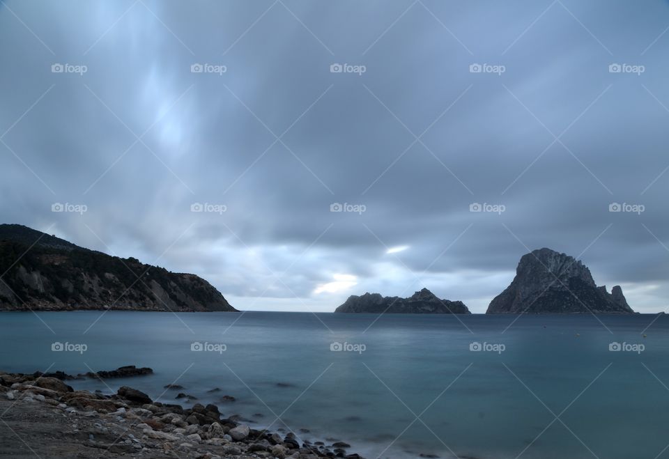 Cala d'Hort in Ibiza, Spain