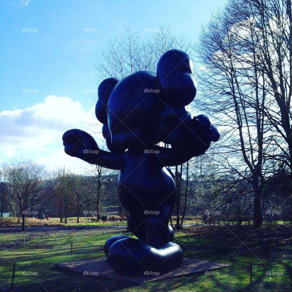 Kaws Yorkshire sculpture park 