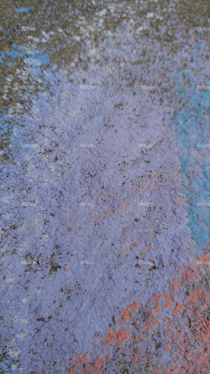 Purple Sidewalk Chalk