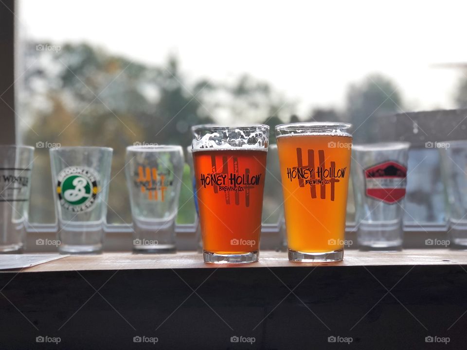 Craft beer brewery brewing beer flight beers drink local craft beer