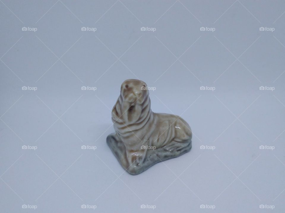 Small glass animal figurine