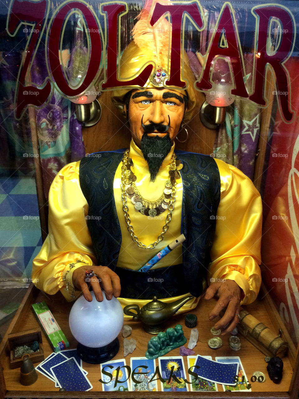 Zoltar the fortune teller. Zoltar the fortune teller