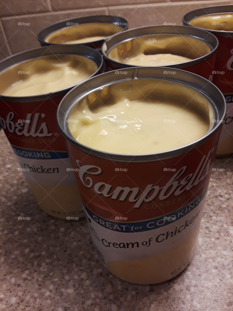 Campbell's Cream Of Chicken Soup Cans