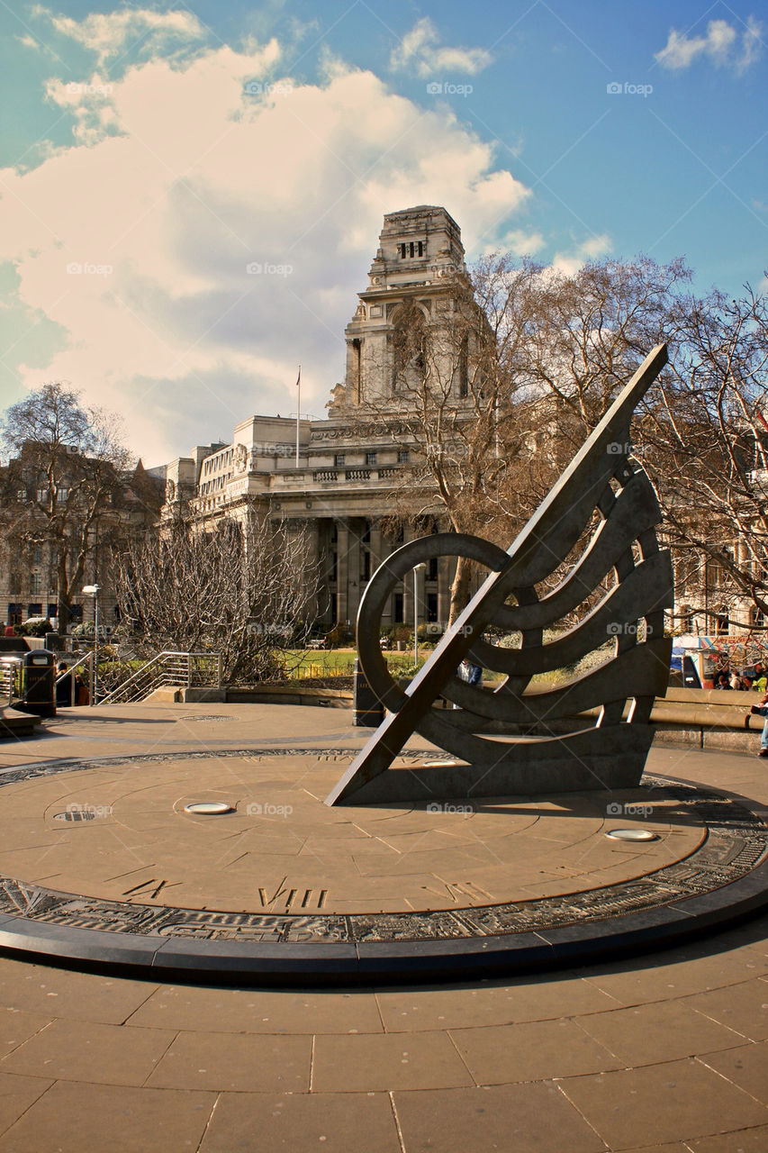london england sundial old by steftsantilas