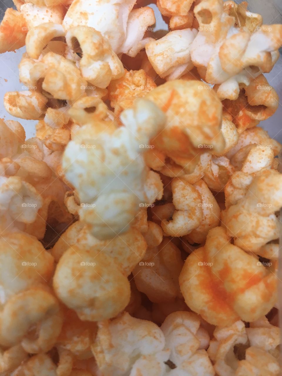 Cheese popcorn snack 