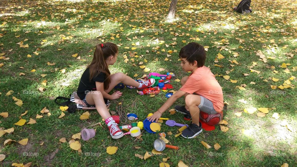 juegos en el picnic