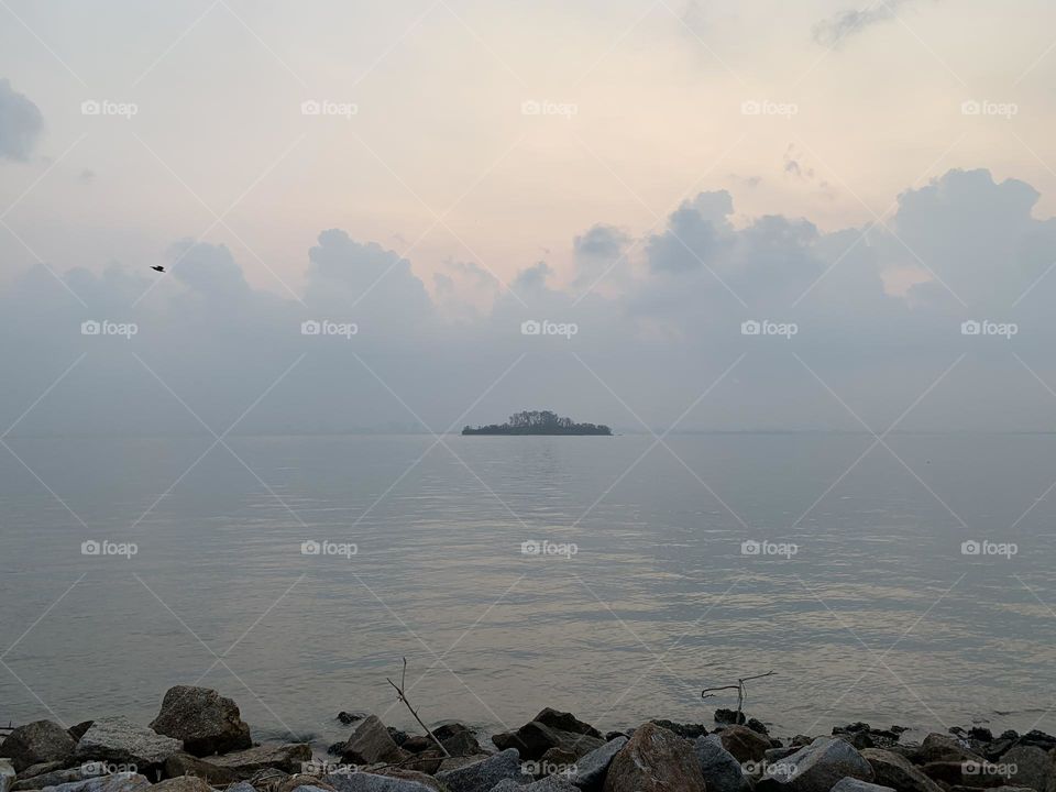 Haze in Pinang Island 