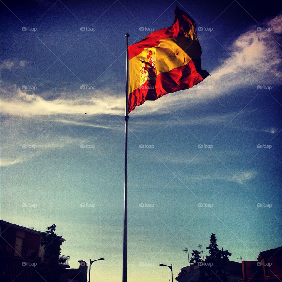 sky square flag wind by francis14