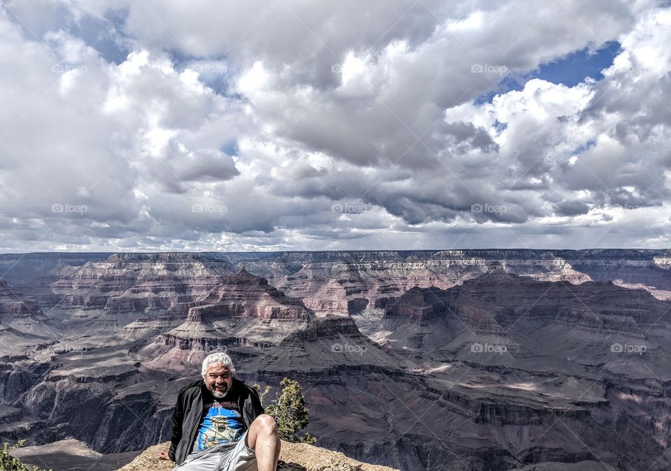 self portrait of me and a canyon....