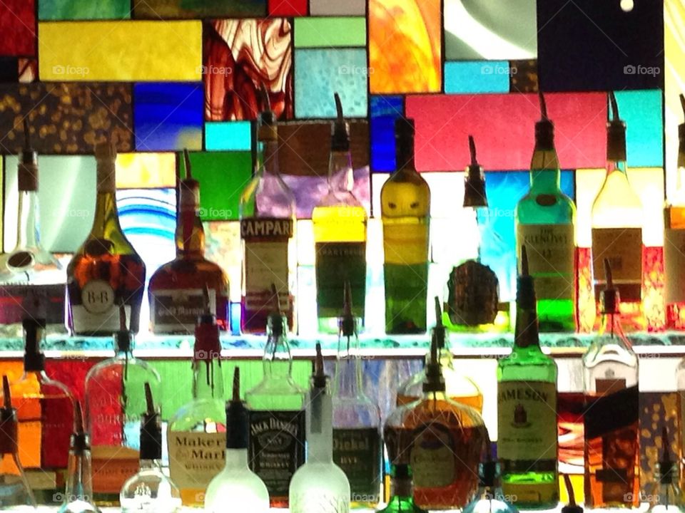 Colorful bar
