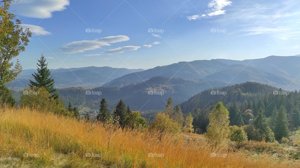 autumn in the mountains