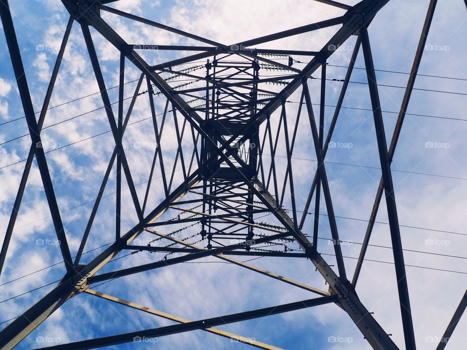 electricity transmission. within overhead power transmission line