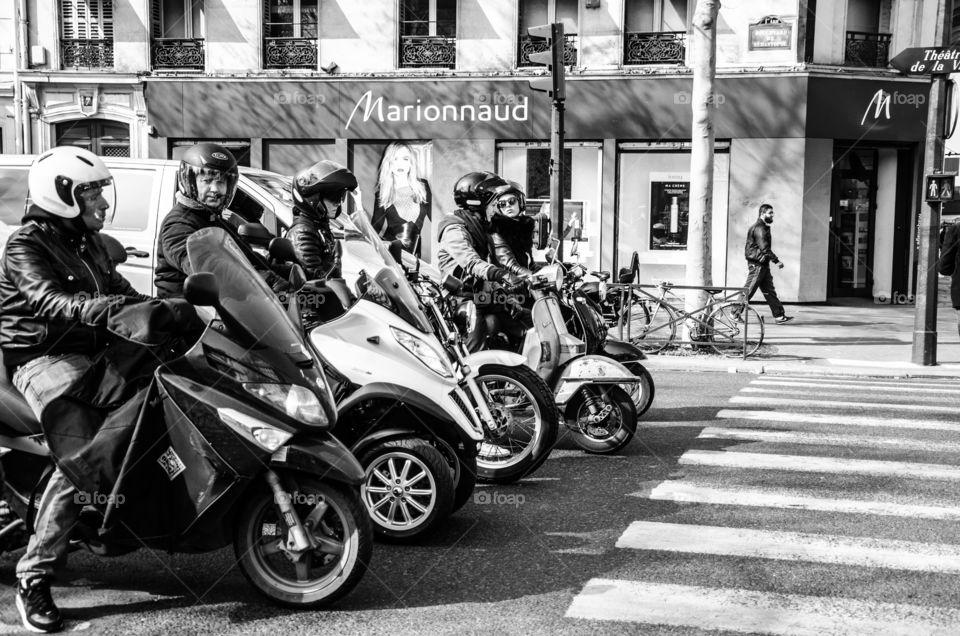 take a ride. Streets of Paris 