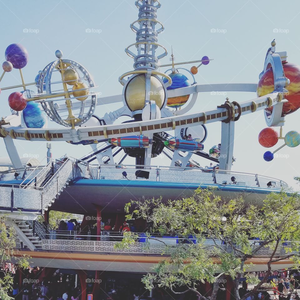 Disney World Astro Orbiter from the People Mover