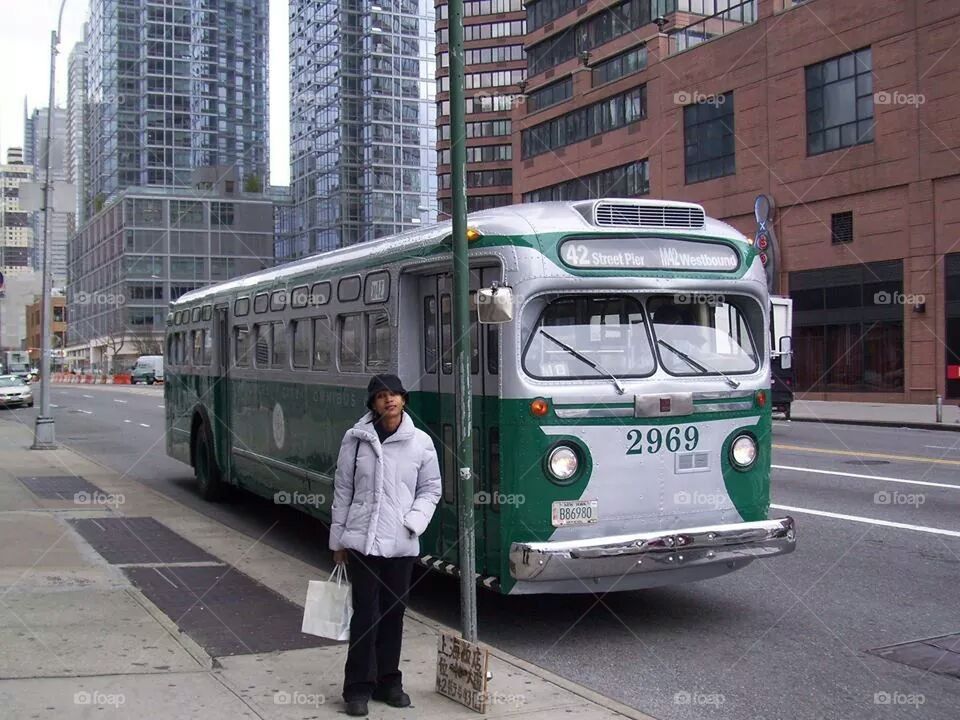 Vintage New York City Transit Buses