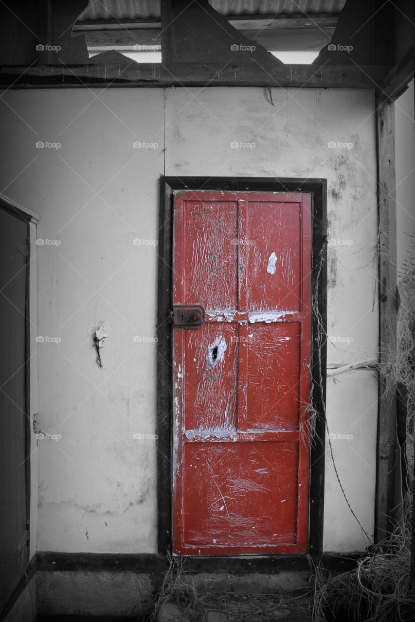 The red door