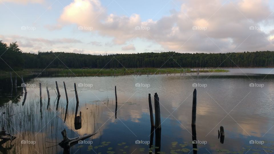 Water, No Person, Lake, Reflection, Nature