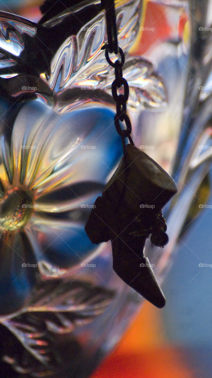 A wooden shoe with a classic example of its own.