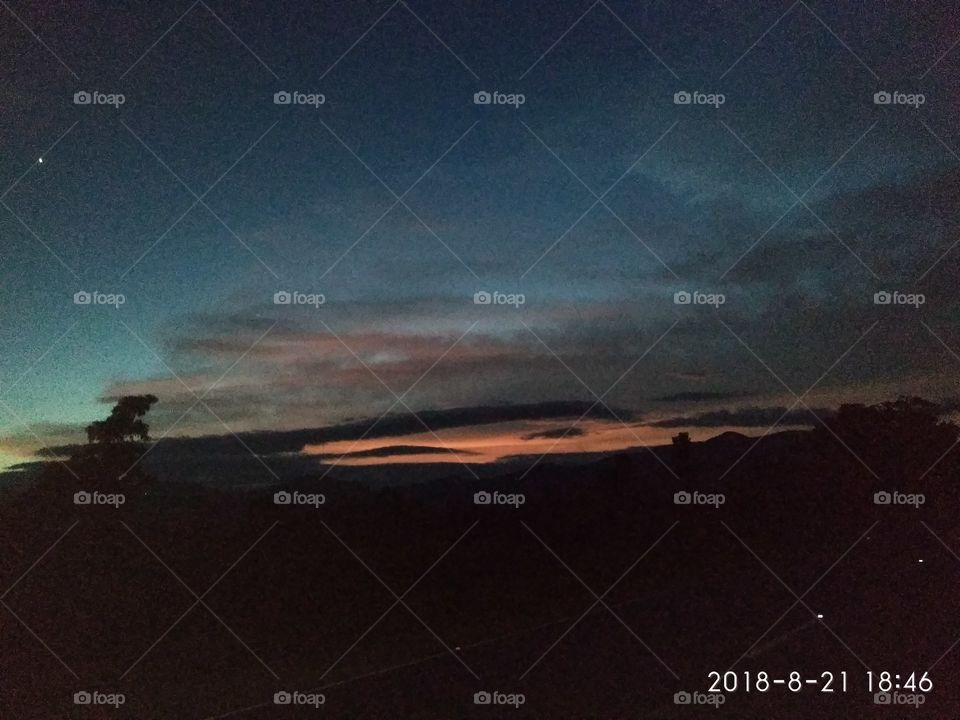 evening sky wallpaper