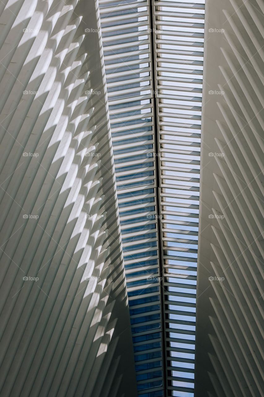 Close up of Oculus station at New York