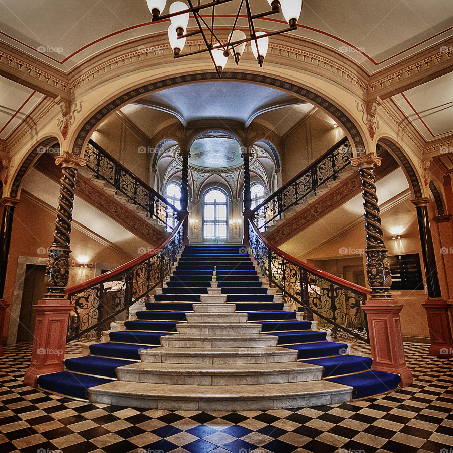 hotel architecture sundsvall staircase by hanswessberg