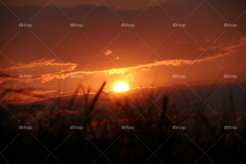 Sunset at the beach