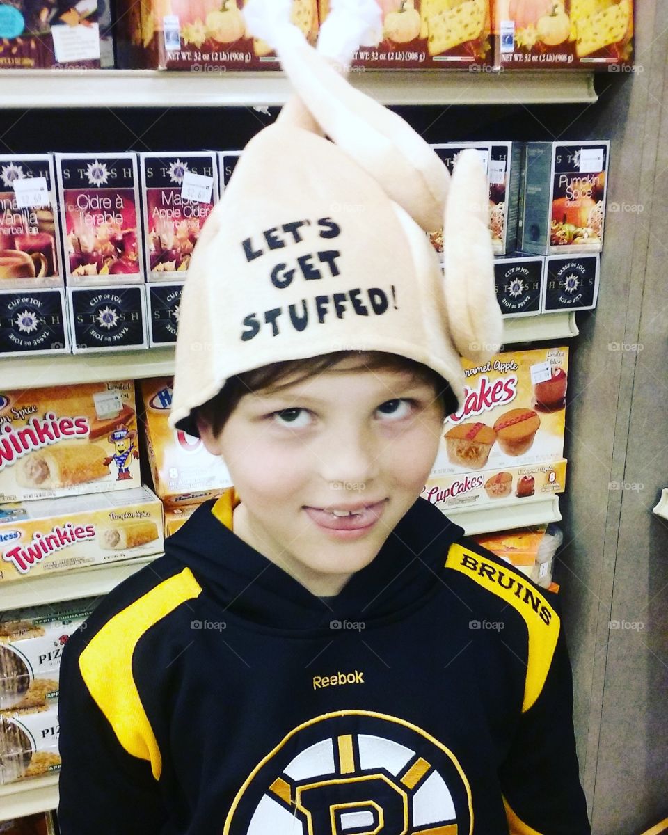 My Turkey being a Turkey