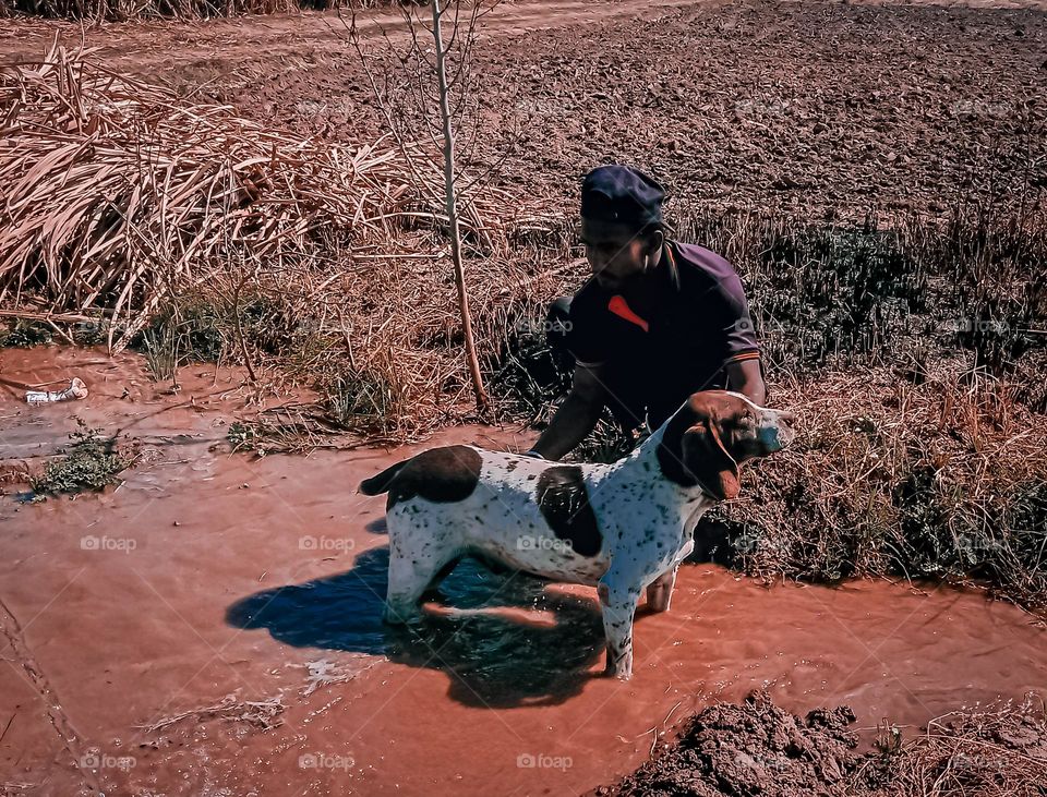 Boy and Dog