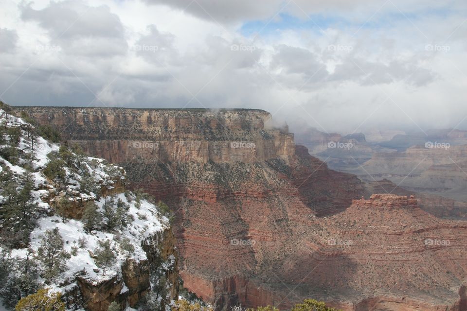 winter at the Grand Canyon 