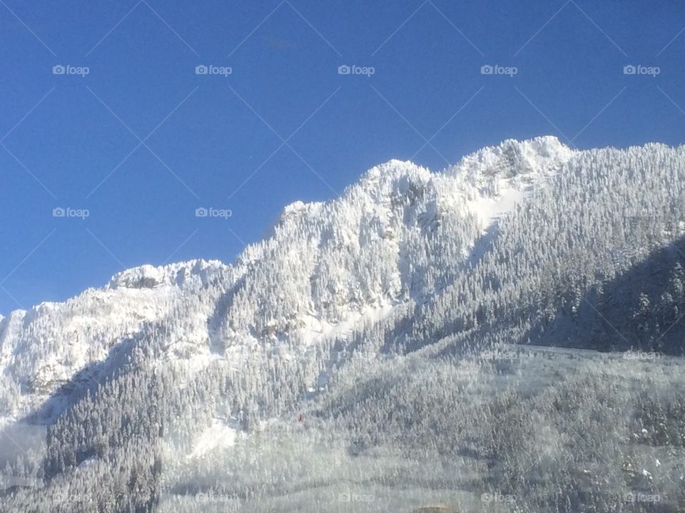 Snow mountains