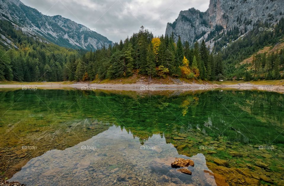 Gruner see lake in Austria