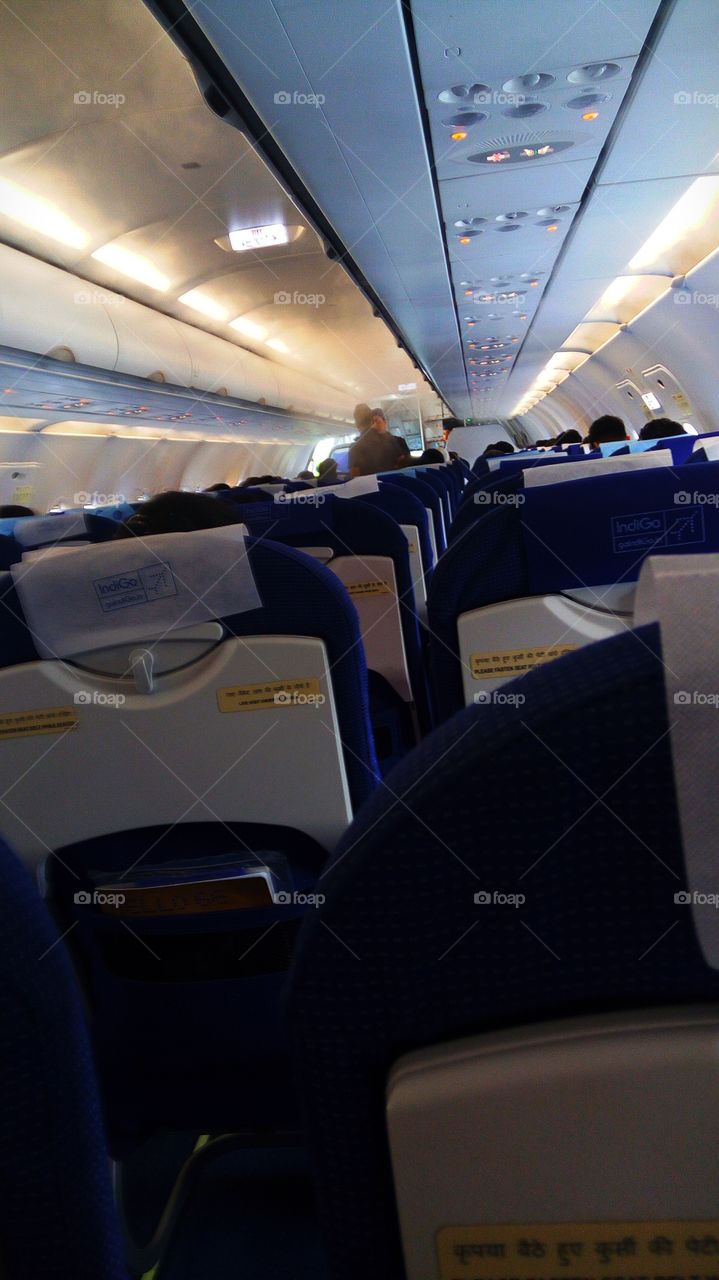 plane interior....