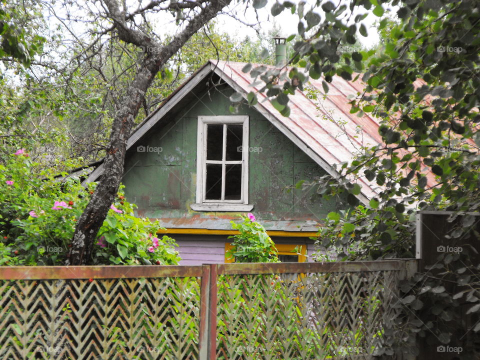 An old Russian summer cottage