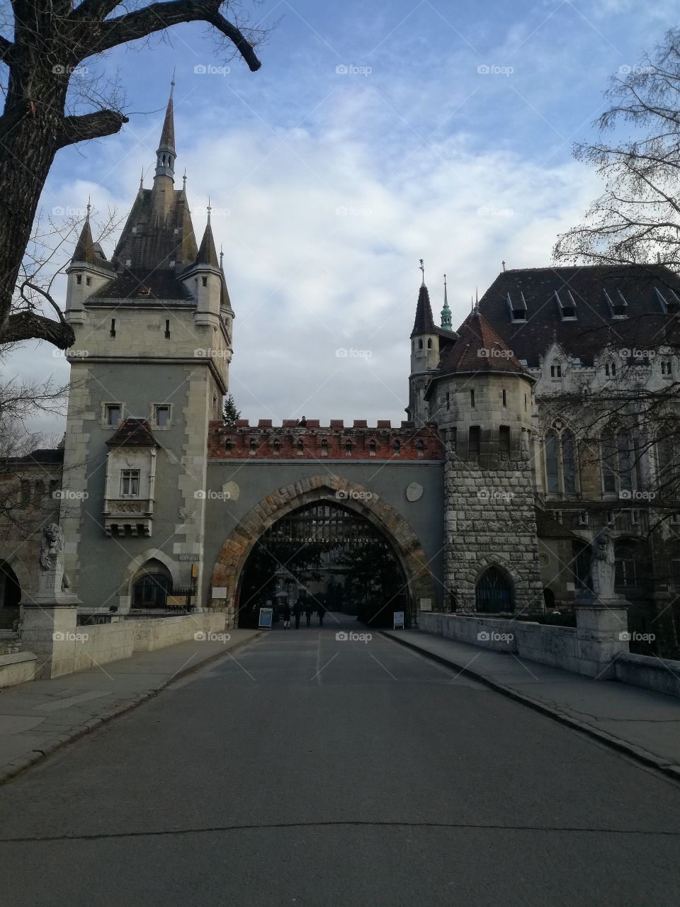 Old castles in Budapest.