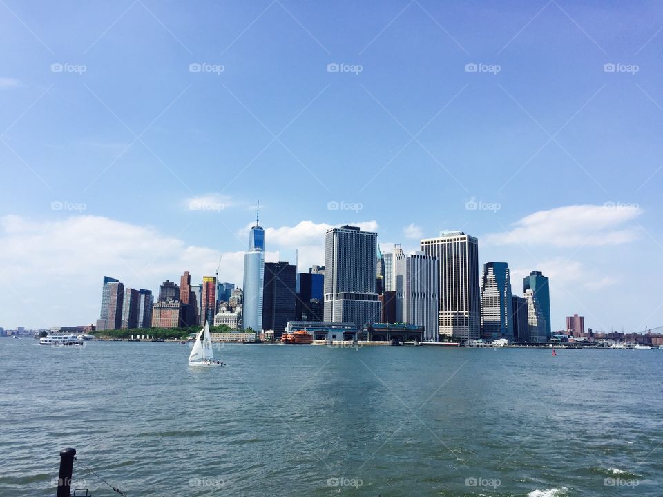 View from governors island